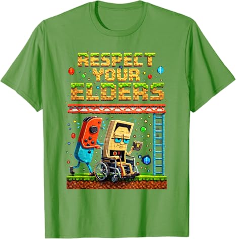 Respect Your Elders Retro Gami - Retro Gaming Gifts For Men avaliação e preço