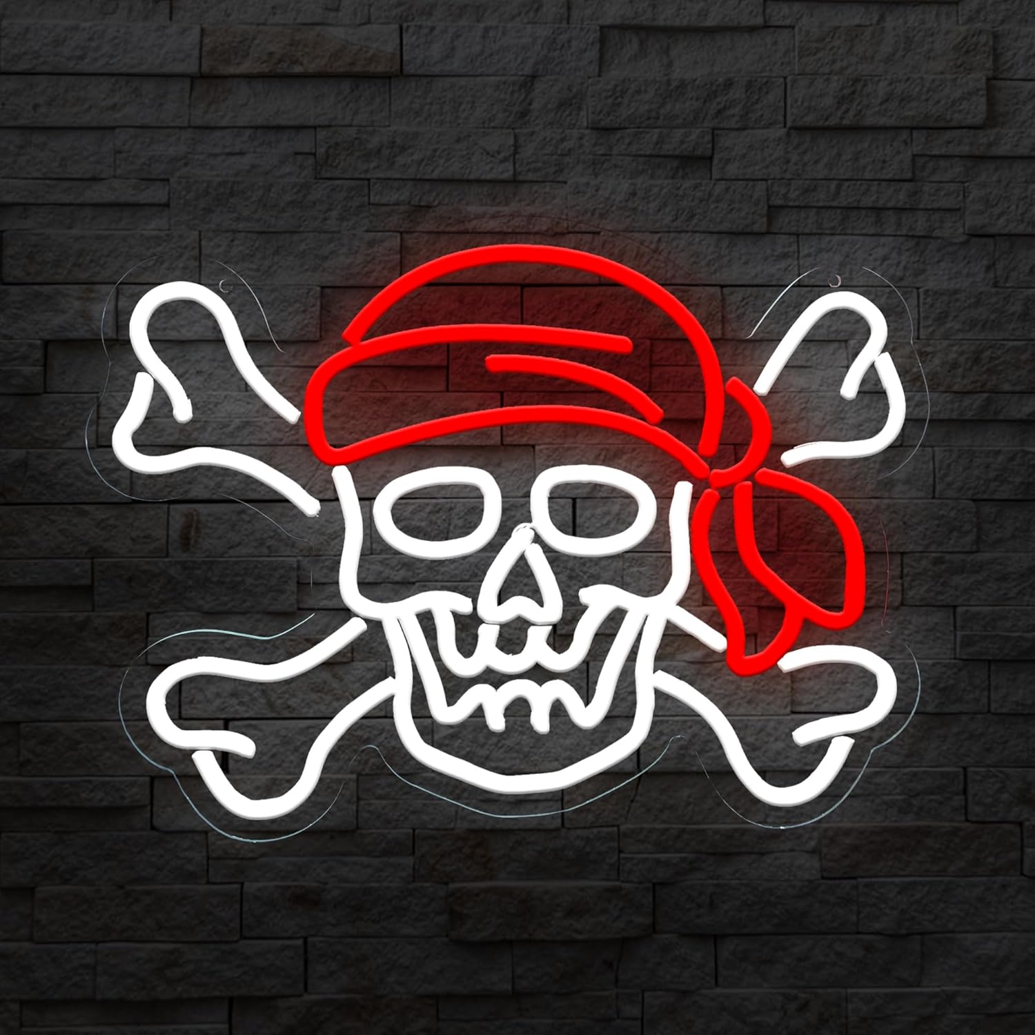 Pirate Skull USB Dimmable Neon - Retro Gaming Gifts For Men avaliação e preço