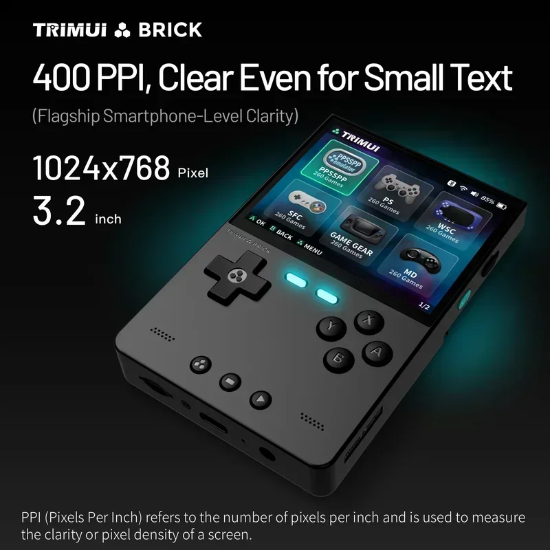 TRIMUI BRICK Retro Handheld Ga - Retro Gaming Linux avaliação e preço