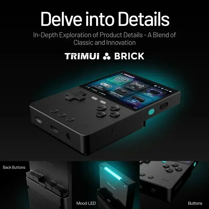 TRIMUI BRICK Retro Handheld Ga - Retro Gaming Linux avaliação e preço