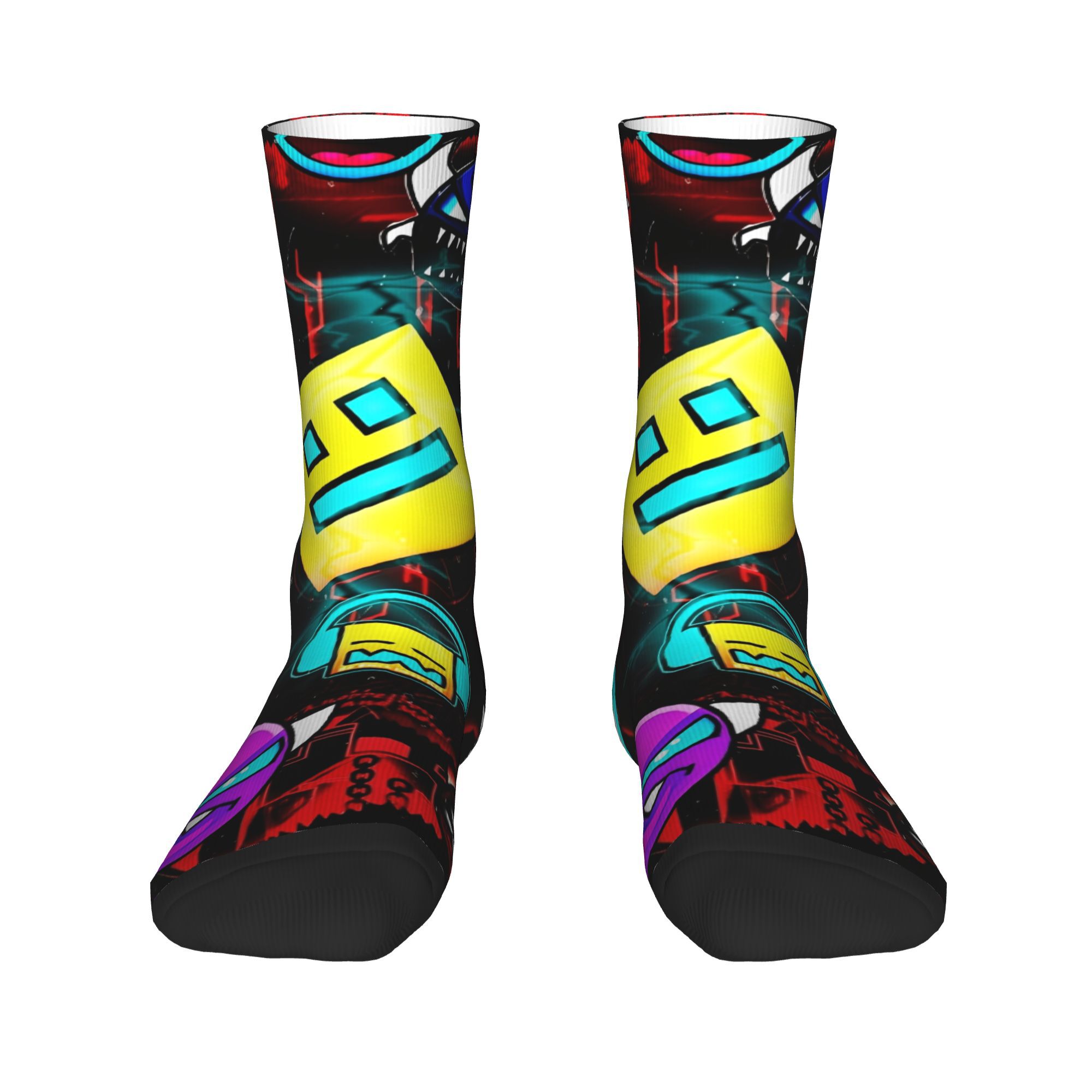 Geometry Gaming Dashed  Stocki - Retro Gaming Gifts For Men avaliação e preço