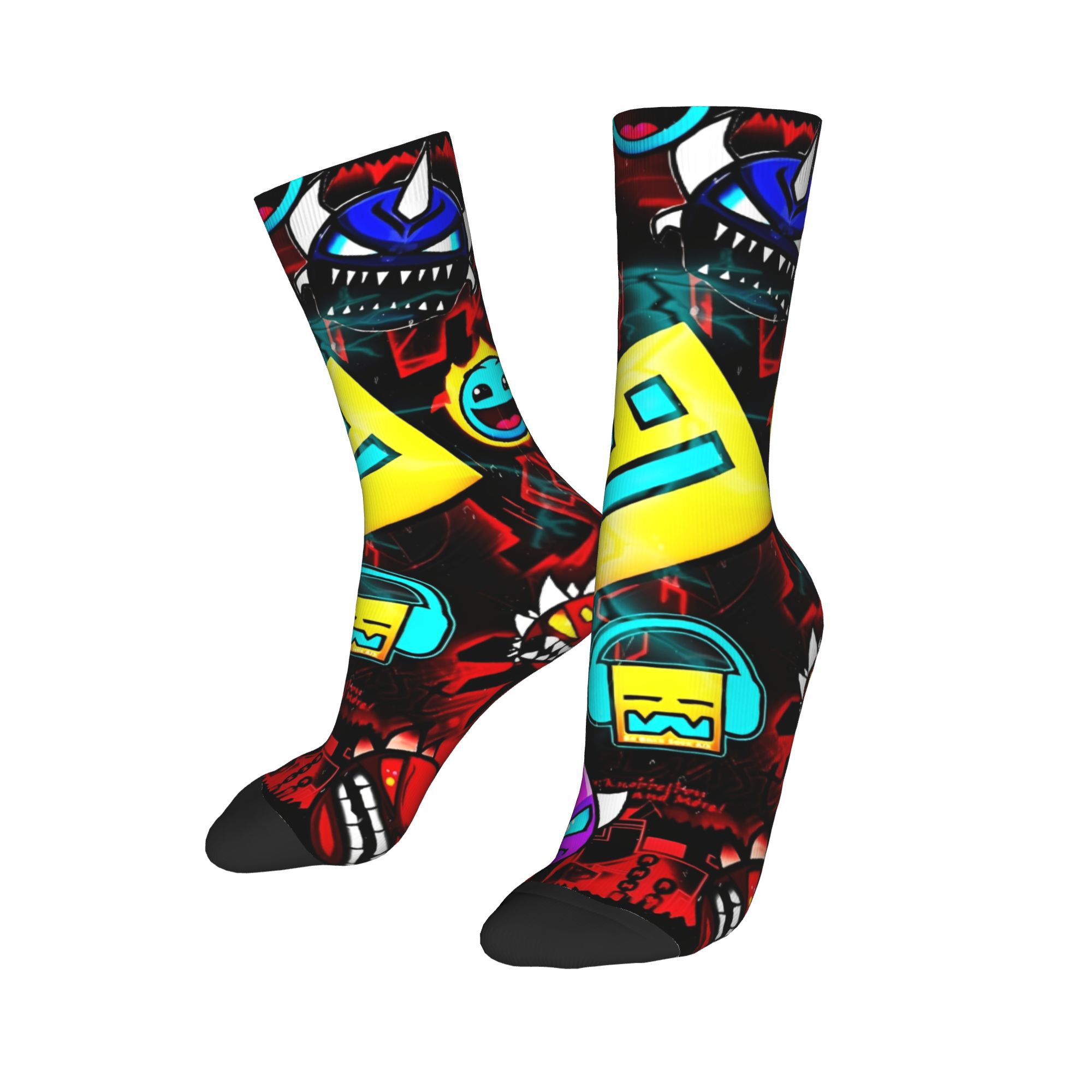 Geometry Gaming Dashed  Stocki - Retro Gaming Gifts For Men avaliação e preço