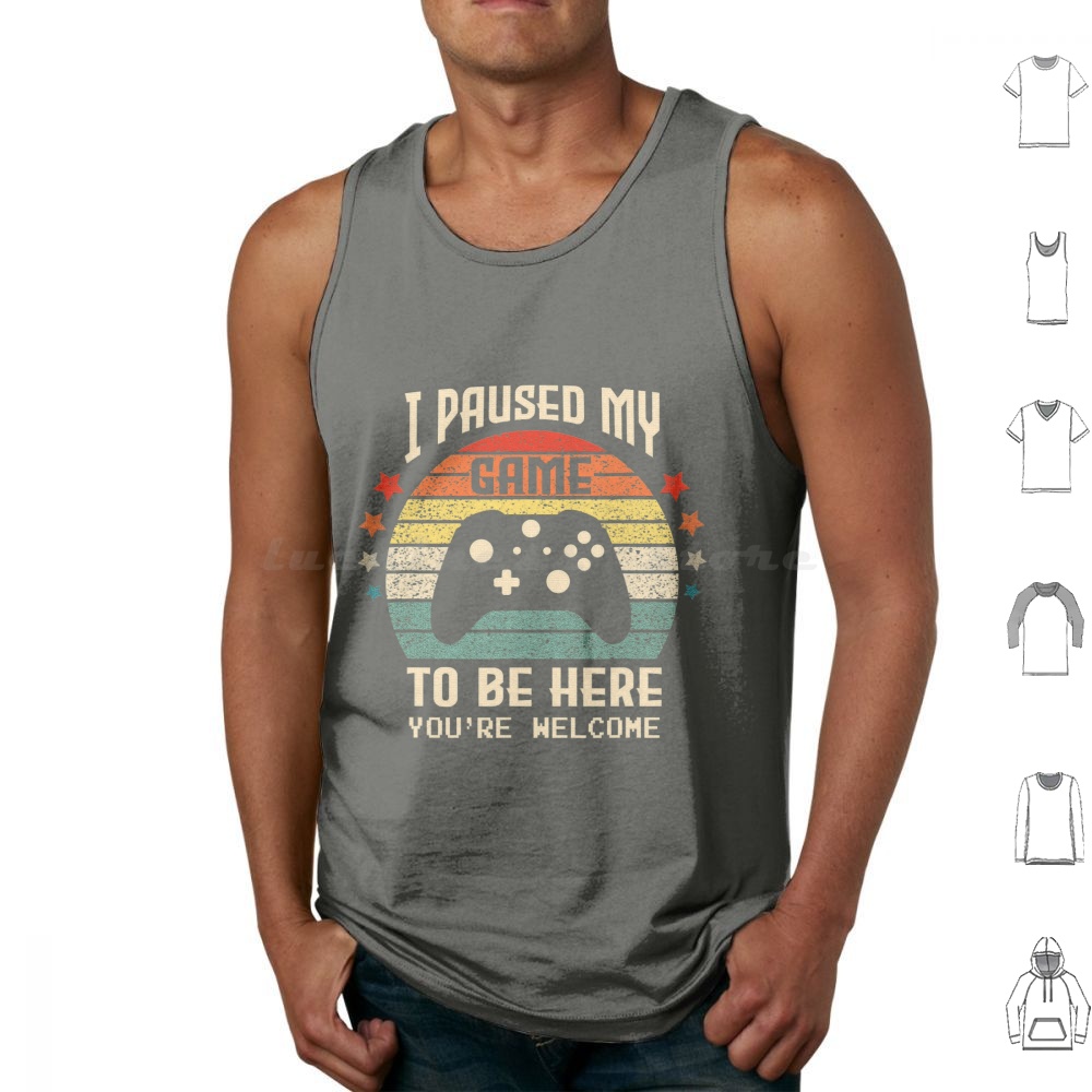 I Paused My Game To Be Here Ga - Retro Gaming Gifts For Men avaliação e preço