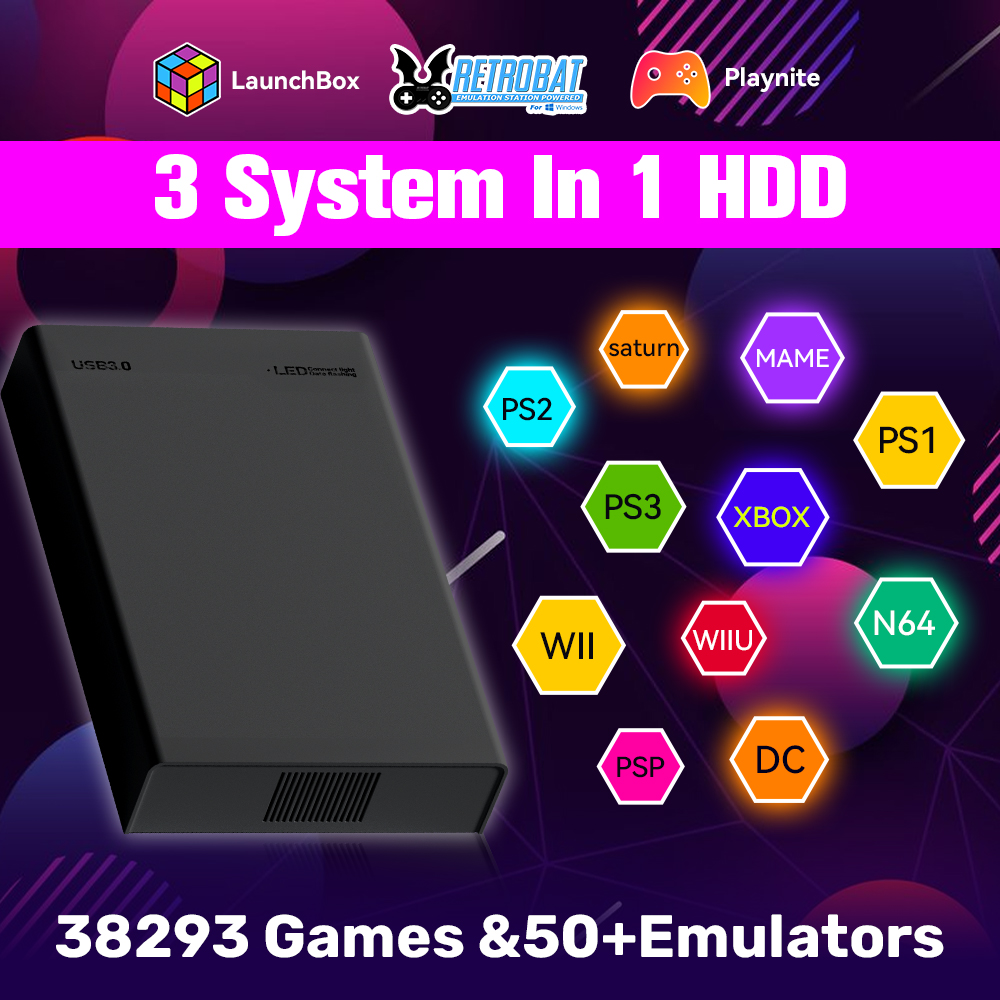 500G Retro Gaming HDD Video Ga - Retro Gaming Xbox avaliação e preço