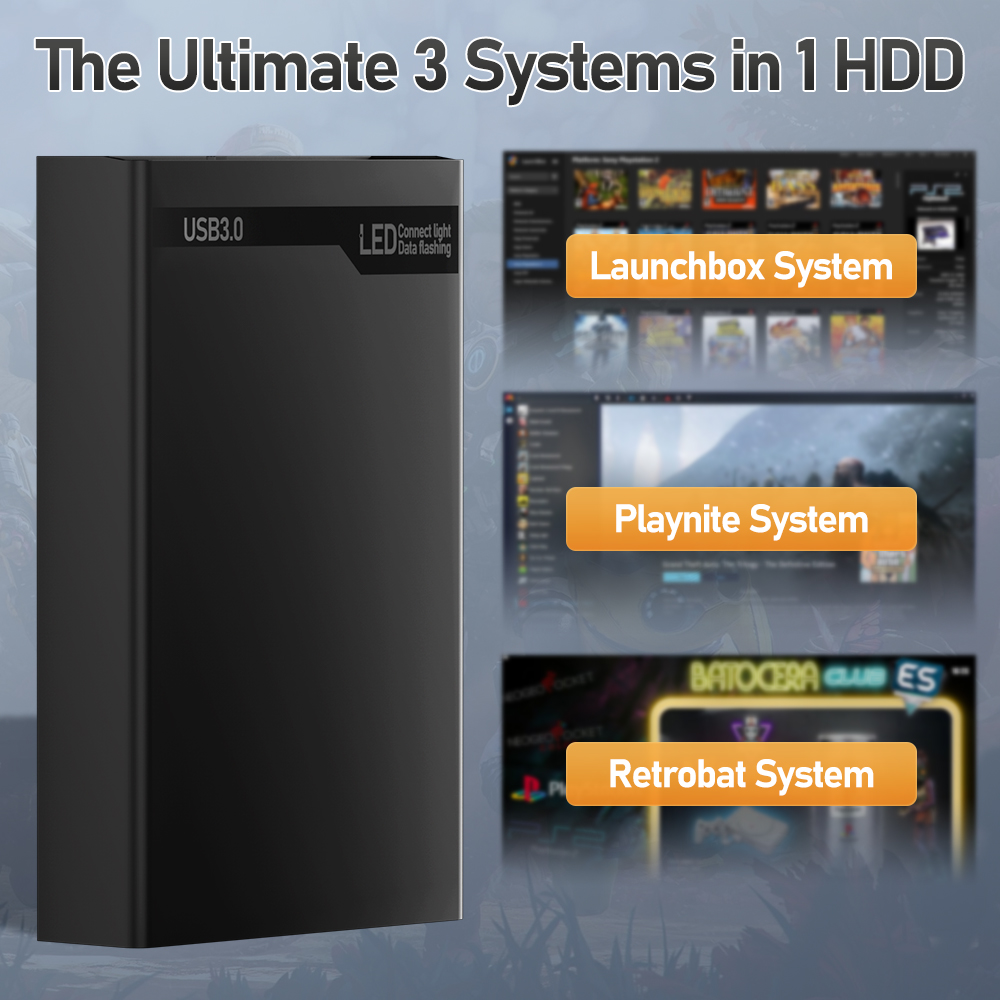 500G Retro Gaming HDD Video Ga - Retro Gaming Xbox avaliação e preço