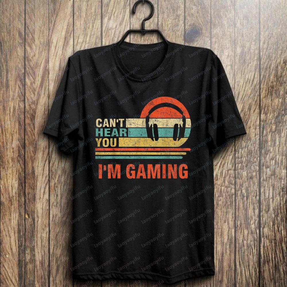 Funny Gamer Gift Headset Can't - Retro Gaming Gifts For Men avaliação e preço