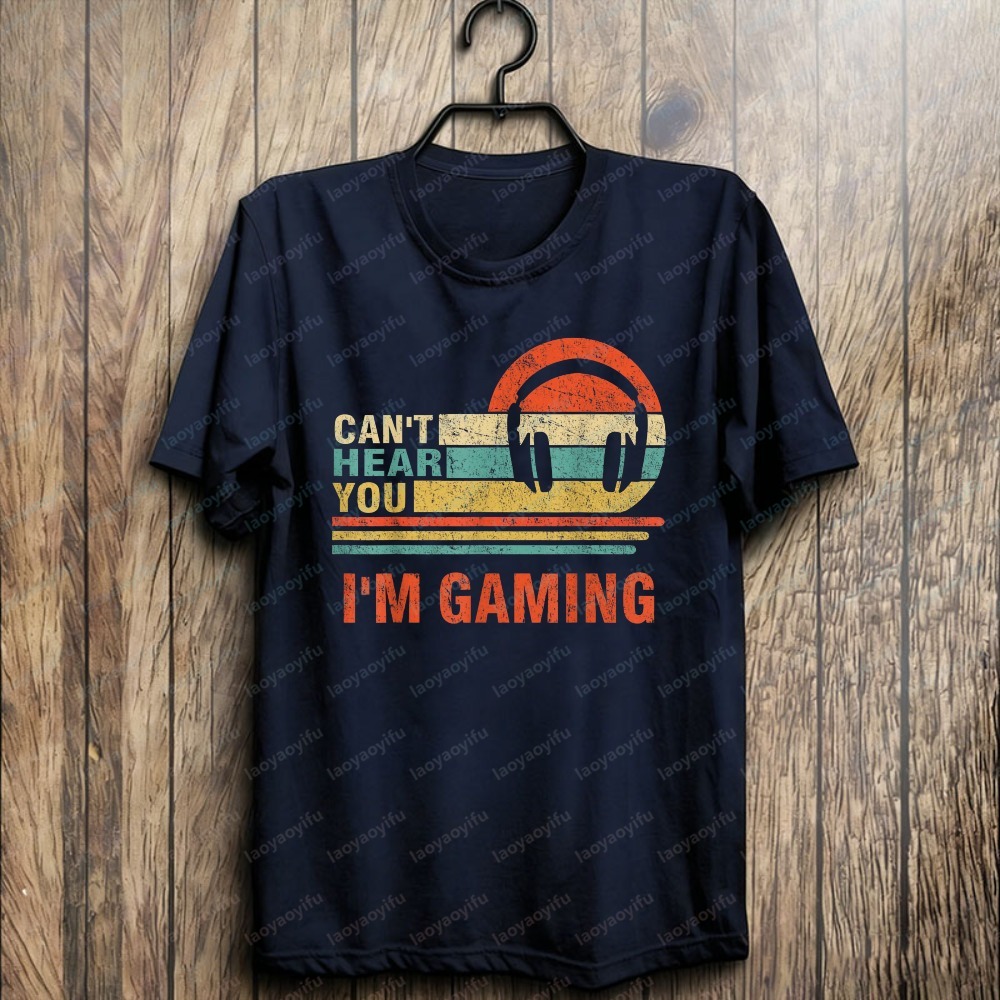 Funny Gamer Gift Headset Can't - Retro Gaming Gifts For Men avaliação e preço