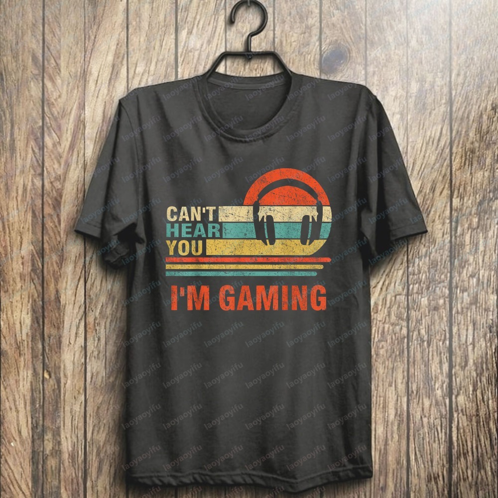 Funny Gamer Gift Headset Can't - Retro Gaming Gifts For Men avaliação e preço