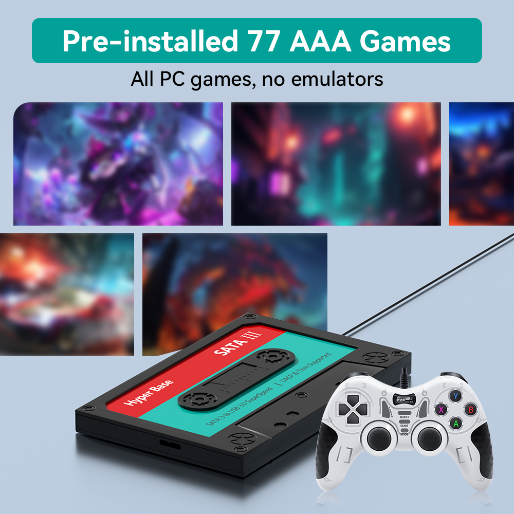 2TB Game Hard Drive With 77 PC - Retro Gaming System avaliação e preço