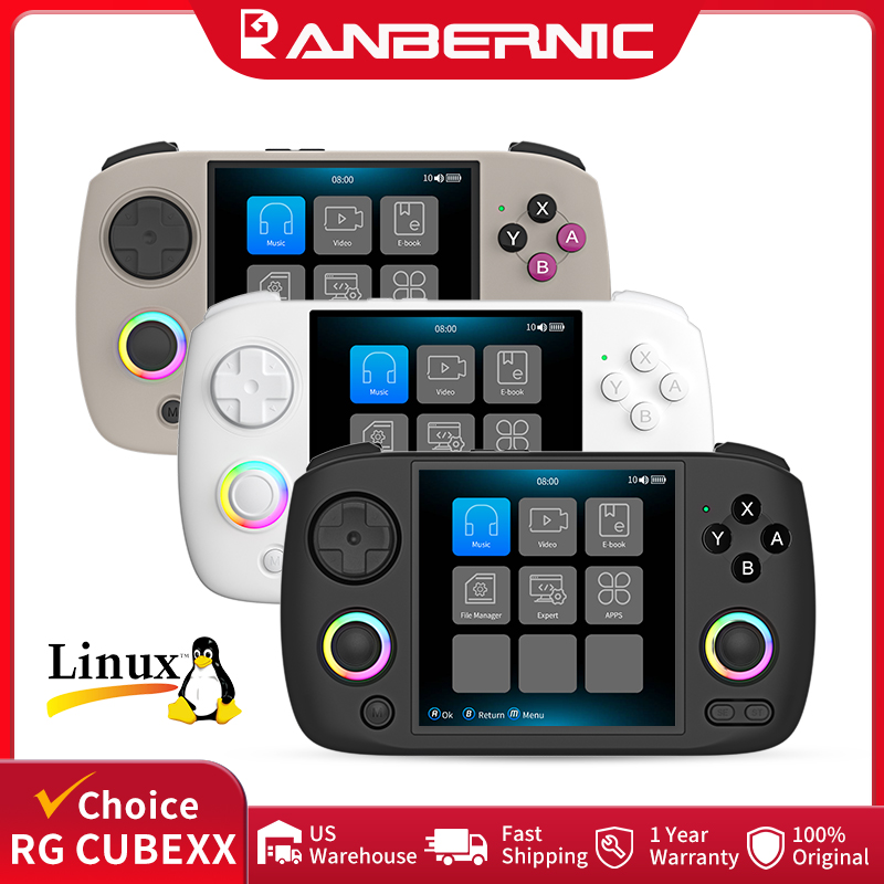 ANBERNIC RG CubeXX Handheld Ga - Retro Gaming Linux avaliação e preço