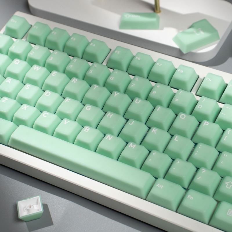 Cyan Jade R2 Theme Keycap Set  - Retro Gaming Keycaps avaliação e preço