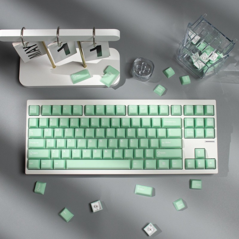 Cyan Jade R2 Theme Keycap Set  - Retro Gaming Keycaps avaliação e preço