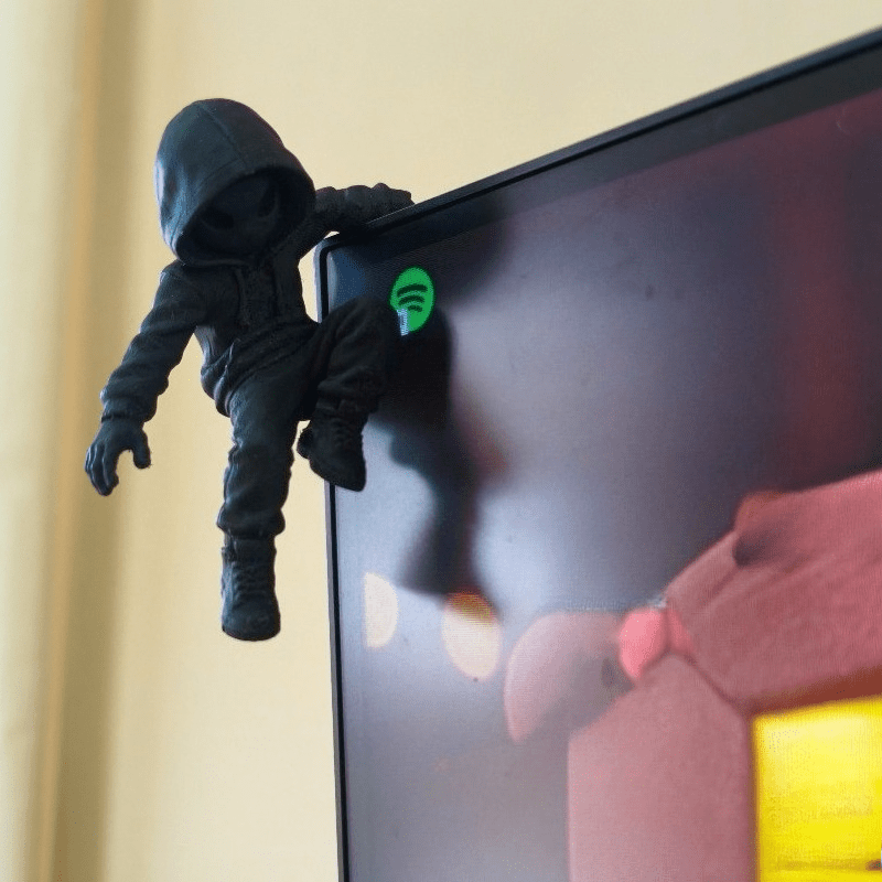 Climb Hoodie Alien Mini Statue - Retro Gaming Room avaliação e preço