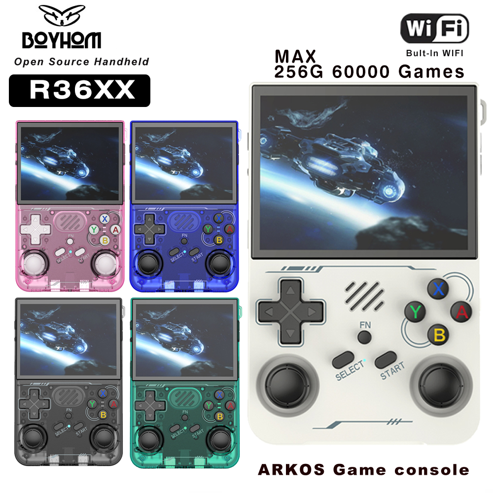 BOYHOM R36XX Hand-held Console - Retro Gaming Linux avaliação e preço