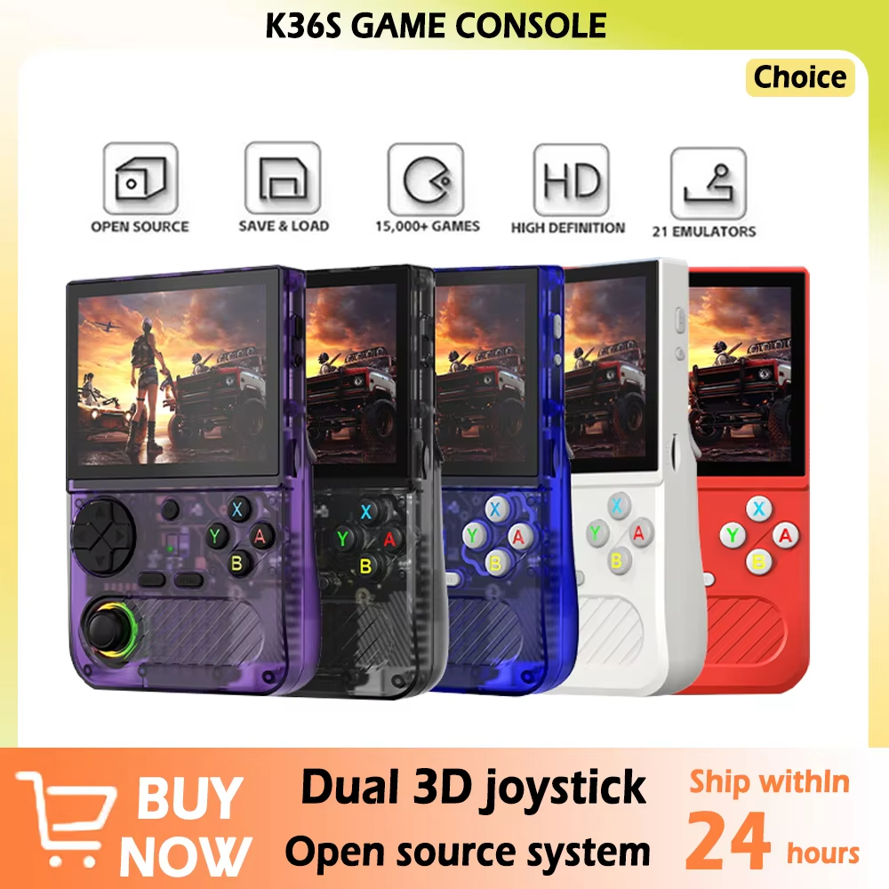 K36S Retro Handheld Video Game - Retro Gaming Linux avaliação e preço