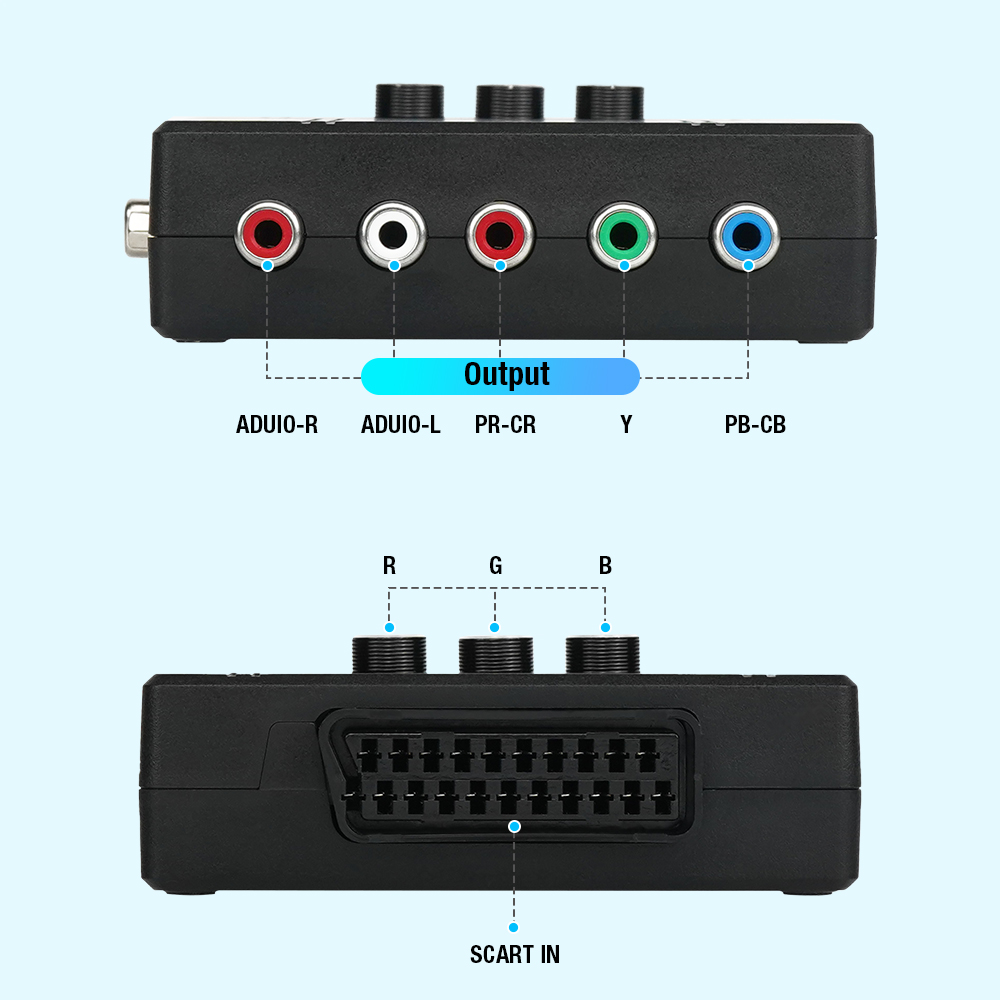 RGBS VGA to YPBPR Component Co - Retro Gaming Room avaliação e preço